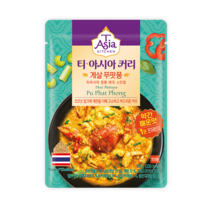 티아시아키친 게살 푸팟퐁 커리, 170g, 2개
