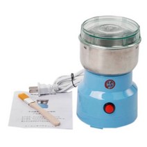 제분기 양념분쇄기 독일 자동 곡물분쇄기 커피 그라인더 전기 홈 너트 콩 향신료 블렌더 곡물 주방 다기능, 01 파란_01 220V_01 미국