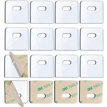 베란다 버티컬 블라인드 (16개 세트32개) 클리어 수직 수리 탭 수직 탭블라인드 고정
