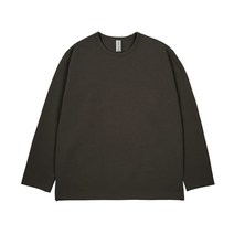 커스텀어클락 에센셜 롱 슬리브 티셔츠 브라운 ESSENTIAL LONG S리 VE TSHIRTS BROWN