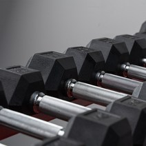 알통스포츠 고무냄새 없는 TPR 육각 고무덤벨 12Kg X 1