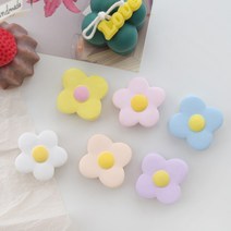 가든플라워 자동차 석고방향제 차량 송풍구 방향제 석고리필액5ml 증정 답례품 기념품 선물, 라이트오렌지, 꽃잎4, [프리미엄]클린웜코튼