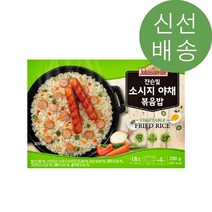 쟌슨빌 소시지 볶음밥 250g 3종 3+3 김치 야채 중화 골라담기 즉석밥 냉동 도시락, 중화볶음밥250g 3+3