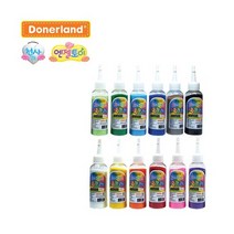 도너랜드 색모래 벌크 100g 12색 미술놀이 샌드아트 모래아트 칼라샌드아트 모래미술 어린이집 유치원 초등학교 만들기재료, 10개, 연두