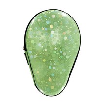 해외 Table Tennis Paddle Case Cover With Ball Storage Portable Waterproof Bat Bag 5 Different Colors, 04 green