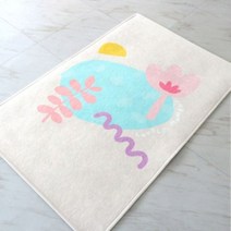 아이방 키즈 놀이방 러그 자연에 퐁당 디자인 kc인증 카페트 거실 매트