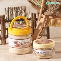 송림식품 국내산 청국장가루 분말 100%국산콩 대두 자연발효식품 사포닌 제니스테인 낫토종균, 1통, 500g
