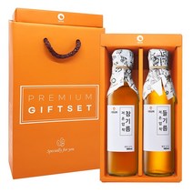 대현상회 저온압착 참기름 들기름 선물세트 180ml, 2개