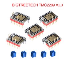 BIGTREETECH-3D 프린터 부품 스테퍼 모터 드라이버 2209 V1.3 UART VS TMC2208 SKR 2 V1.4 터보 미니 E3, 07 TMC2208 UARTx5