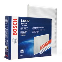 보쉬 트랙스 에어컨필터 S5519 PM2.5 항균 캐빈필터, 상세페이지 참조