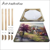 종이액자 액자걸이 diy유화그리기 백드롭페인팅 단단한 나무 프레임 사진 아몬드 캔버스 프레임 DIY 프레임 플라타너스 통나무 30x40 40x50, 55x60cm