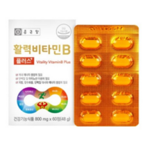 종근당 온가족 활력 비타민B 비타민비 8종 60정, 6통(12개월분 10%할인)