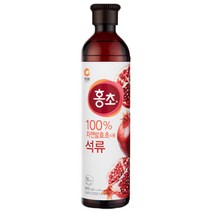 청정원 홍초 100% 자연발효초 사용 석류, 900ml, 2개