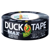 핫트랙스 덕테이프 맥스 MAX 강력 덕트테이프 48mm x 32m 블랙 251392, 1개