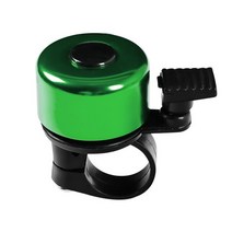 산악 합금 컬러 플랫 자전거 벨 작은 경적, T06-Green