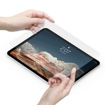 아이패드 풀커버 지문방지 액정보호 강화글라스 2P, iPad 12.9형 3/4/5/6세대, 투명1매 + 보안 1매