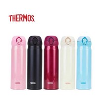 THERMOS 써모스 보온병 보냉병 텀블러 JNL-502 350ML/500ML, 블랙, 500ml