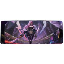 롤 LOL 디자인 마우스 패드 79종 시리즈 리그 오브 레전드 장패드 3mm 두께, 900x400mm + 3mm개, 검은 불길한 칼날