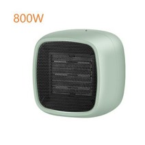 소형전기난로 800W 전기 히터 110/220V 방 난방 따뜻한 PTC 휴대용 공간 겨울 기계 데스크탑, 03 800W Green_01 미국