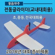 전동비행기 만들기(교내대회용)01, 양면 투명 건전지4알