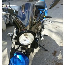 오토바이 윈드스크린 바람막이 보조실드 숏 윈드 스크린 스즈키 GS500 GS SV650 SV1000 SV TU250 ST TU X, 03 Dark Smoke B