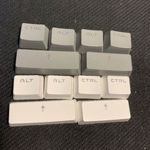 한무무키캡 레오폴드 키캡 포인트R4 U1 싱글 PBT 염료승화 ESC 우측상단 멀티미디어 108키 무각, 세트 1, 무, 그레이 pbt 투광 6개