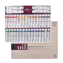 [바보사랑] 신한 유화물감 세트 36색 20ml, 상세 설명 참조