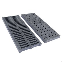 개구부덮개 사각맨홀 덮개판 빗물뚜껑 하수도 하수구, 길이 500폭 350높이 40mm스트립