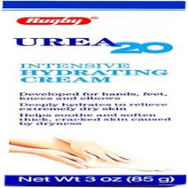 레티놀크림 비타민C 레티날 피부장벽크림 RUGBY UREA 20 인텐시브 하이드레이팅 크림 3 OZ UPC 305361109455, 단일수량