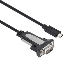 USB2.0 Type C to RS232 시리얼 컨버터(FTDI/1.8m) 넷매이트KW-825C