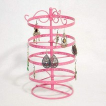 회전진열 돌림판 테이블 촬영용 업소용 진열 원형라운드 디스플레이 4 층 회전 귀걸이 목걸이 귀 스터드 홀