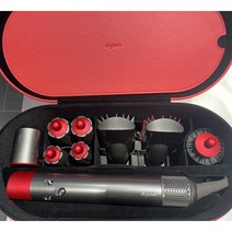 [당일 발송] 다이슨 한정판 에어랩 스타일러 컴플리트 레드 고데기 국내AS 정품, 레드+거치대+정품여행용파우치