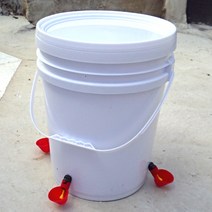 20리터 자동 급수컵세트 급수통 닙플 닭물통 닭모이통 닭용품, 20리터자동급수컵세트, 1