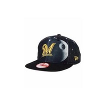 New Era 밀워키 브루어스 데스 스타 워즈 뉴에라 GOLD 스냅백 야구 모자 NEW