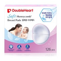 더블하트 소프트허니콤 수유패드, 126개입, 14개