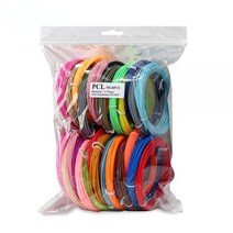 1.75mm 3D 펜용 다채로운 인쇄 재료 50M 100M 150M PCL PLA 필라멘트 1.75mm110780, 9M 3색 PCL