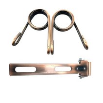 오토바이 호환 솔로 시트 가위 토션 스프링 및 장착 브래킷 할리 혼다 야마하 가와사키 스즈키 쵸퍼 바버 소프테일용, CHINA_Bronze