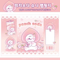 A4 슈니 피치소다 랩핑지