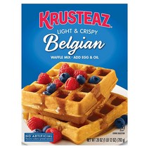 Krusteaz 크루스티즈 벨기에 와플 믹스 (28oz) (4팩), Belgian-Waffle_1.75 Pound (Pac