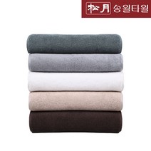 송월타올 카페전용 행주 30cmX30cm/면100% 브라운 5장, 5개