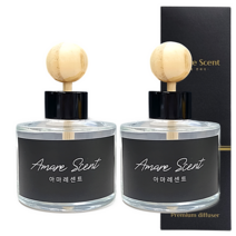 아마레센트 베이직 차량용 디퓨저 120ml x 2개입, 편백피톤치드