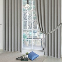 콤비 아일렛 생활암막커튼 중대형360cm(180x235 2장) 10color +끈 후사고리