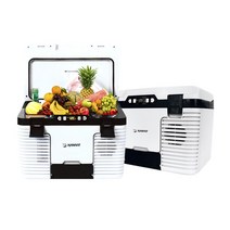 홈&카 이동식 차량용 냉 온장고 전자식 23L (hv-2300d) 50w 차량용 캠핑용 가정용 AC/DC겸용