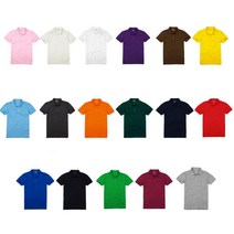 커플 행사 가족 남여공용 40수 반팔 카라티 데이트 정장룩 신랑옷 남친 60대 동아리 기념 세련