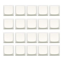 호환 PBT 빈 키 캡 XDA 프로필 1U 높이 인쇄 커버 교체 기계 키보드 DIY, 없음, [02] White, White