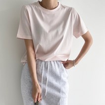 기본핏 건조기가능 기능성 라운드 반팔티 (5컬러)