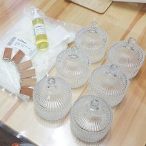 천연소이캔들 DIY/캔들 1kg만들기/메리고 6개 set, 라벤더