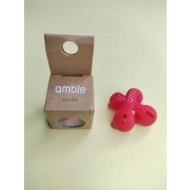 ambie 골전도 이어커프형 귀걸이 블루투스 이어폰 이어클립형 케이스 교체 슬리브 보호, 빨간색