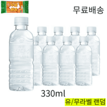 삼다수 무라벨생수 330ml 40ea, (재고부족시/라벨랜덤) 330ml x40개