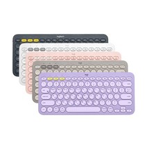로지텍코리아 국내정품 K380 무선 블루투스 키보드 [키스킨증정], 라벤더+키스킨